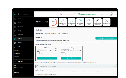 Add claims portal link 